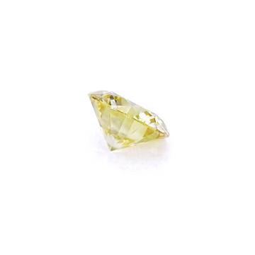 Light Yellow Colored Moissanite Stone Diamond